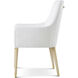 Judith Leiber Couture Martini Dining Chair, Wooden, Upholstered