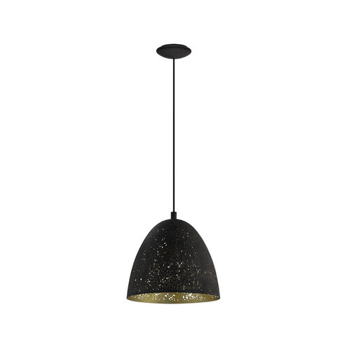Safi 1 Light 10.88 inch Matte Black Pendant Ceiling Light