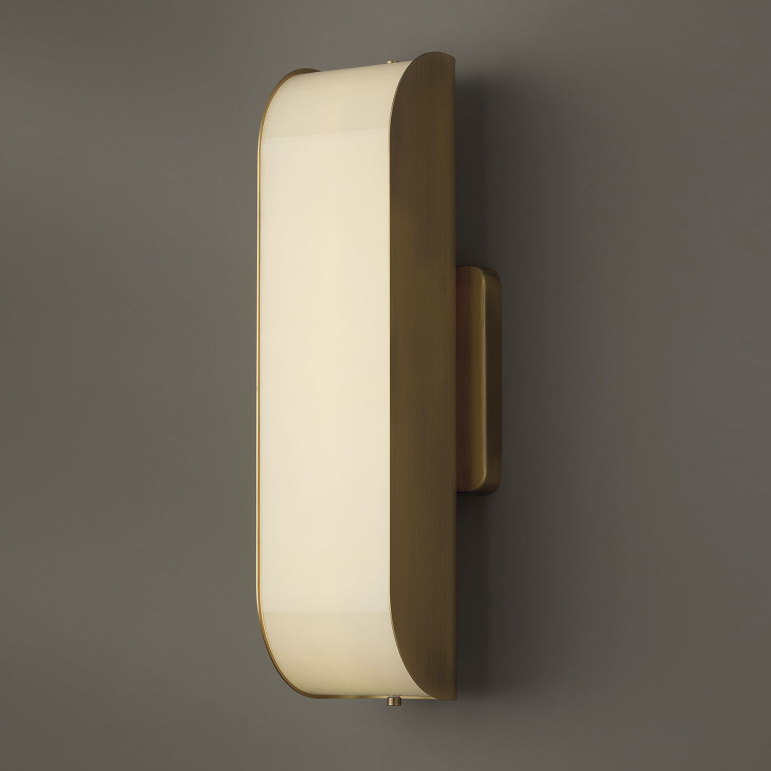 Marcell LED 5 inch Aged Brass Sconce Wall Light