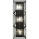 Arcade 3 Light 7 inch Carbon Wall Sconce Wall Light