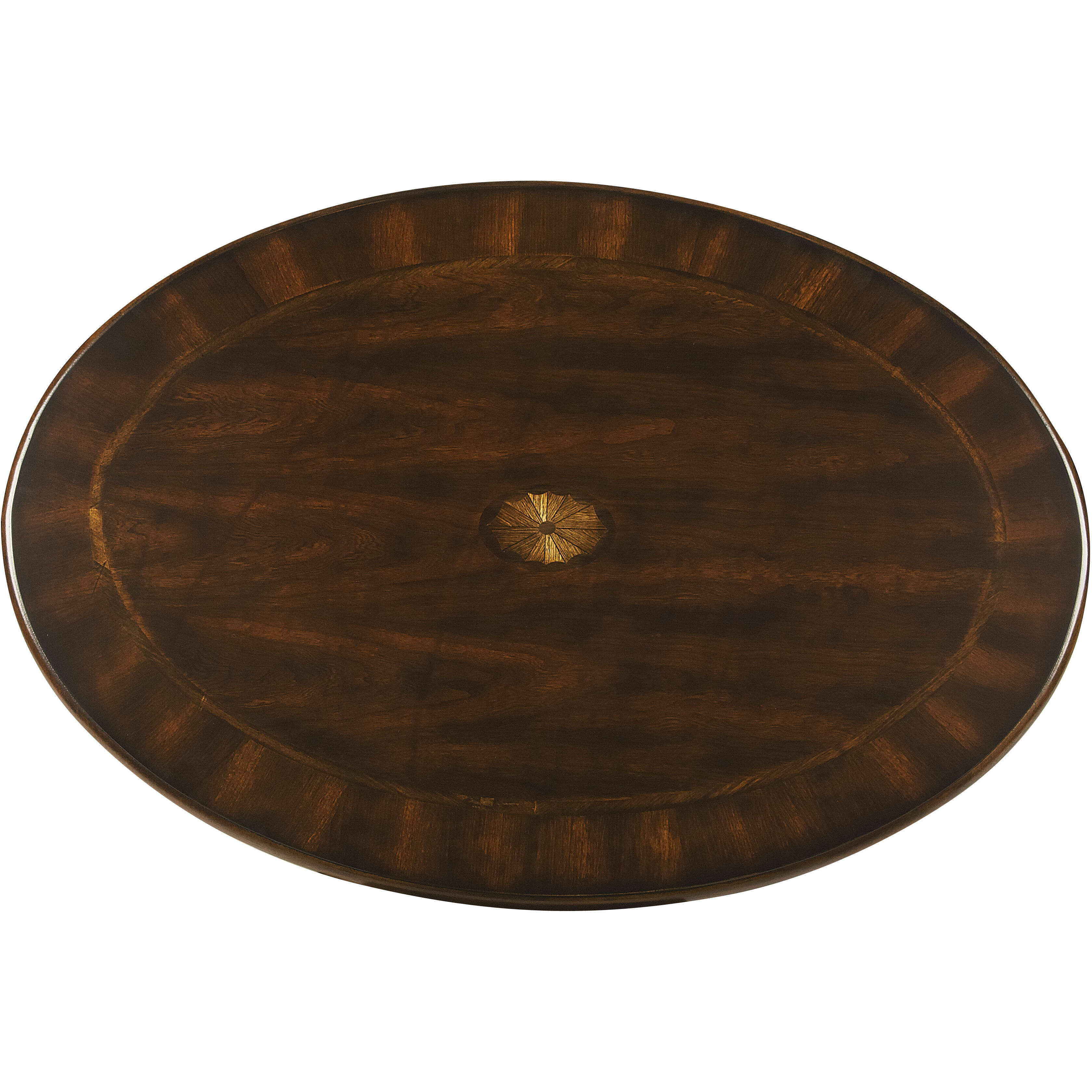 Grace  38 X 26 inch Plantation Cherry Cocktail Table, Oval