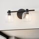 Valentina 2 Light 15 inch Matte Black Vanity Light Wall Light