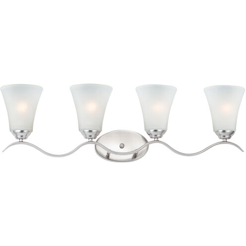 Vital 4 Light 32 inch Satin Nickel Bath Vanity Wall Light