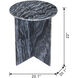 Anita 22 X 20.1 inch Black Coffee Table