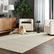 Natural Luxe 36 X 24 inch White/Ivory Rug in 2 x 3