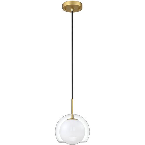 Sereno 1 Light 8 inch Brass Pendant Ceiling Light