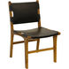 Steele Black and Natural Dining Chair