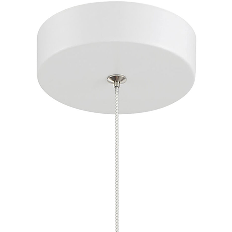 Piccolo LED 5 inch Matte White Mini Pendant Ceiling Light