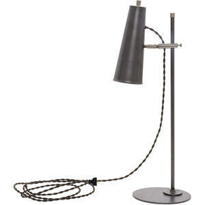 Norton 24 inch 6.2 watt Granite with Satin Nickel Accents Table Lamp Portable Light