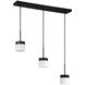 Nuon 3 Light 26.8 inch Black Black Bar Ceiling Light
