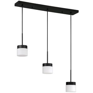 Nuon 3 Light 26.8 inch Black Black Bar Ceiling Light