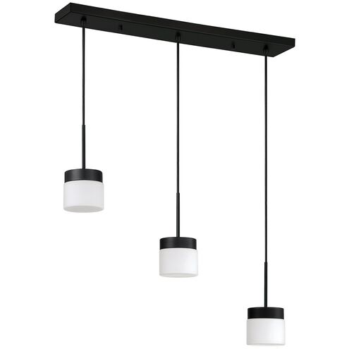 Nuon 3 Light 26.8 inch Black Black Bar Ceiling Light