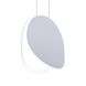 Malibu Discs LED 7.5 inch Dove Gray Pendant Ceiling Light in Standard Suspension