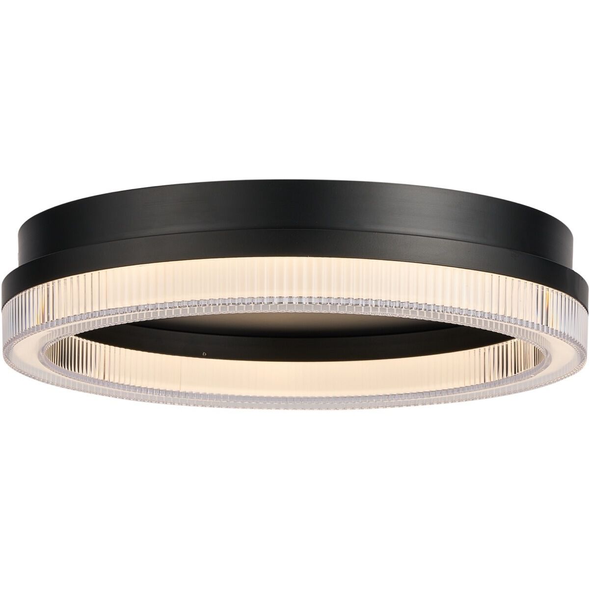 Ari LED 15.8 inch Black Flush Mount Ceiling Light