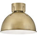 Argo Indoor Flush Mount Ceiling Light in Heritage Brass