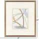 Crossing Paths Blue and Metallic and White Framed Art, The Studio
