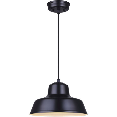 Levi 1 Light 14 inch Matte Black Pendant Ceiling Light