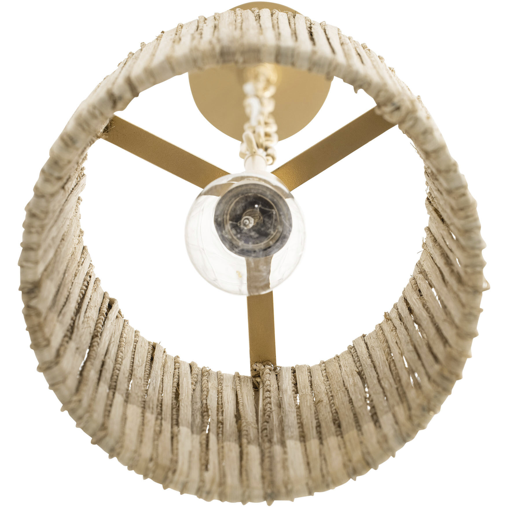 Jacob's Ladder 1 Light 8 inch French Gold Mini Pendant Ceiling Light, Smithsonian Collaboration