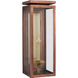 Chapman & Myers Fresno2 1 Light 17 inch Soft Copper Outdoor Gas Wall Lantern, Medium