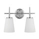 Driscoll 2 Light 15.5 inch Chrome Bath Vanity Wall Sconce Wall Light