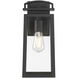 Kendrix 1 Light 14 inch Powder Coated Black Outdoor Wall Sconce