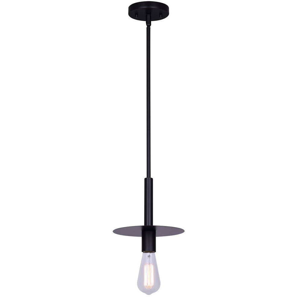 Viggo 1 Light 8 inch Black Pendant Ceiling Light