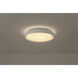 Lumea 15.5 inch Matte White Flush Mount Ceiling Light