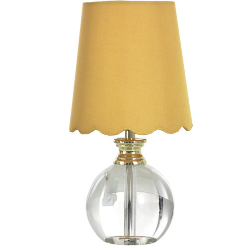 Beatrice 14 inch 40 watt Clear and Polished Nickel Table Lamp Portable Light
