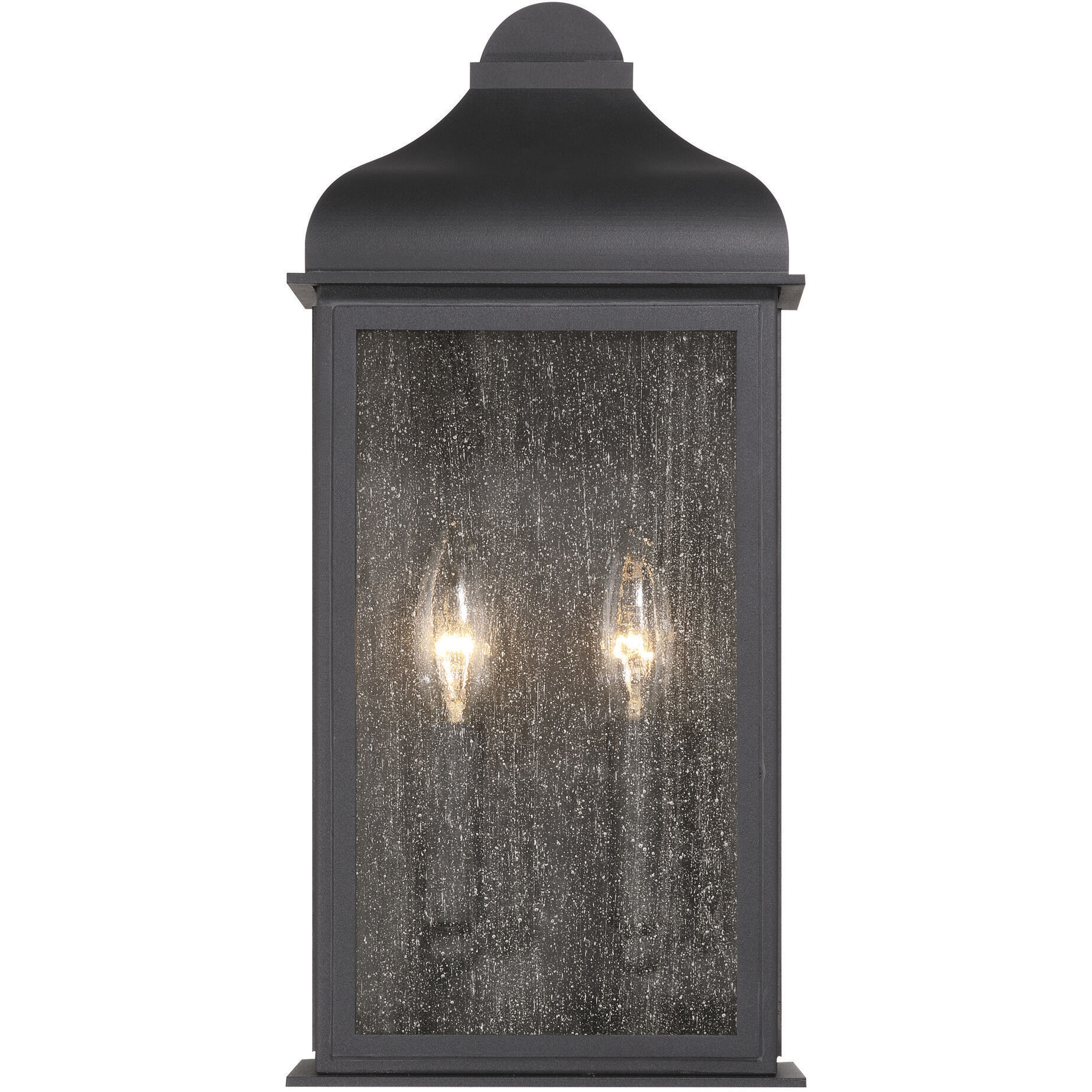 Madrid 2 Light 16 inch Black Outdoor Wall Sconce