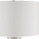 Piers 28.75 inch 150 watt Polished Nickel and Clear Table Lamp Portable Light