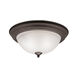 Independence 2 Light 13 inch Olde Bronze Flush Mount Light Ceiling Light