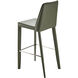 Rosy 41.73 inch Upholstery: Grass Green; Base: Dark Green Bar Stool