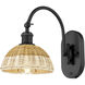 Ballston Bristol Natural II 1 Light 7.5 inch Matte Black Swing Arm Sconce Wall Light