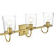 Avani 3 Light 24 inch Brass Bath Sconce Wall Light