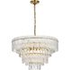 Emilia 8 Light 25 inch Satin Gold Chandelier Ceiling Light