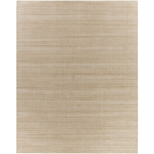 Boston 120 X 96 inch Tan / Ivory Handmade Rug in 8 x 10