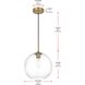Baxter 1 Light 12 inch Satin Gold Pendant Ceiling Light