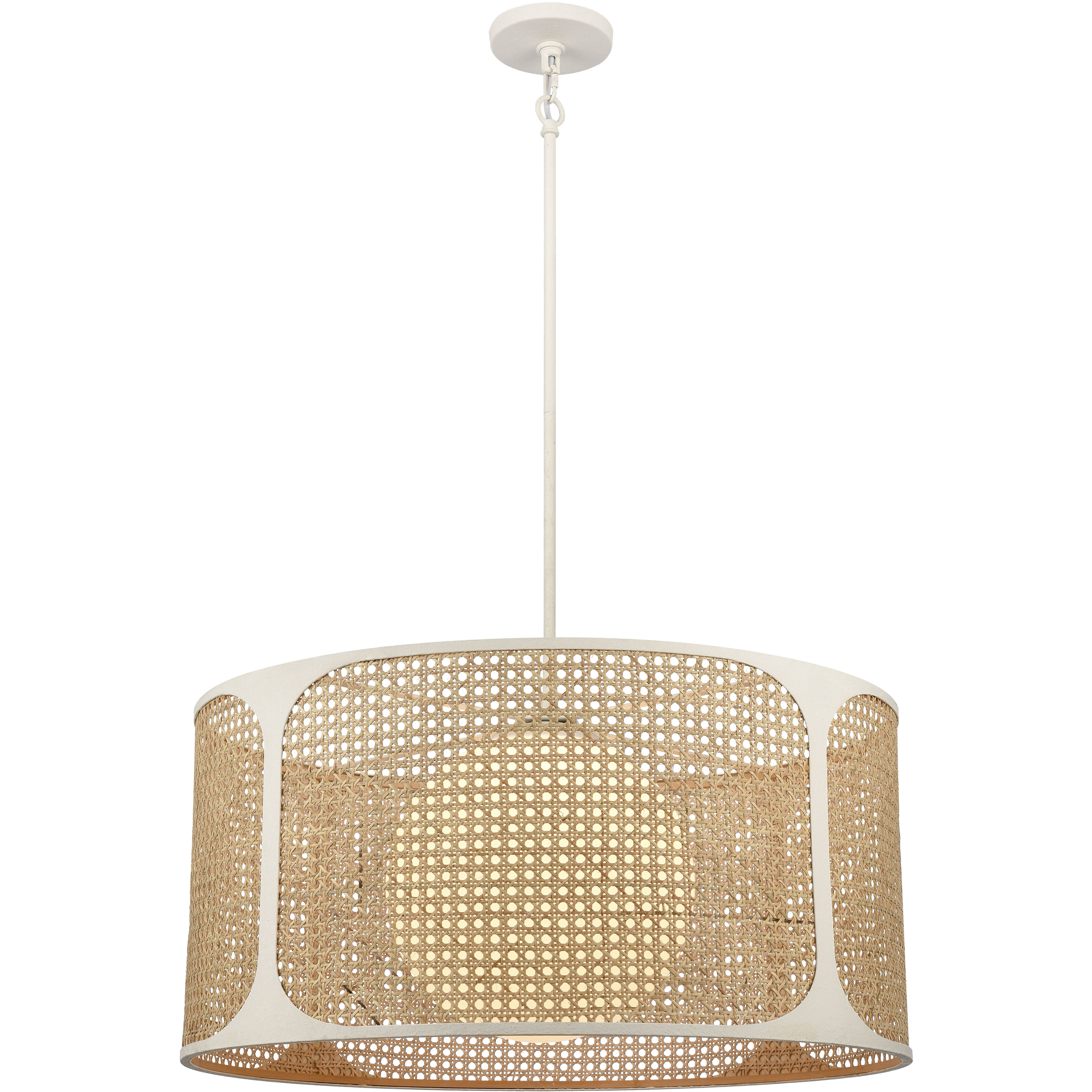 Coastal Breeze 1 Light 27 inch White Coral Chandelier Ceiling Light