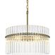 Paulina 4 Light 20 inch Satin Gold Chandelier Ceiling Light