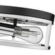 Canada 2 Light 12 inch Black & Chrome Flush Mount Ceiling Light