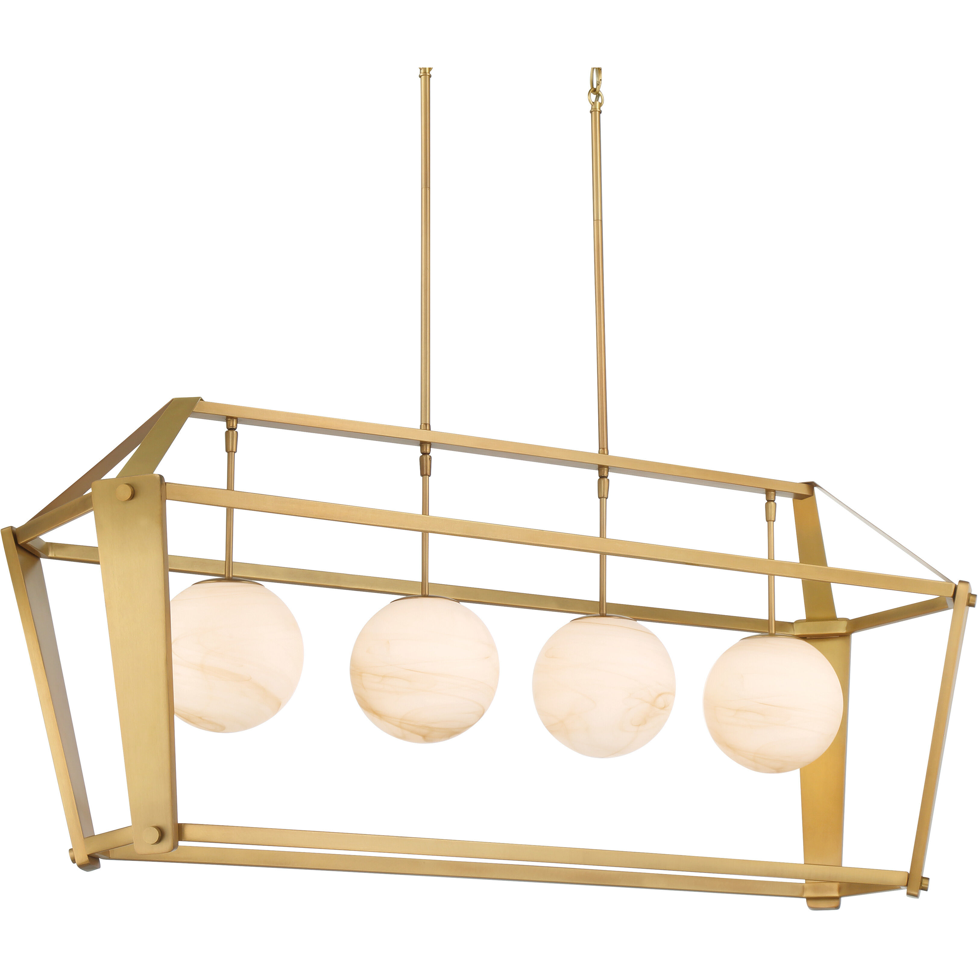 Shimmer Island Light Ceiling Light in Legacy Brass