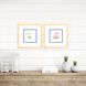 Waterside Collection Blue Framed Art