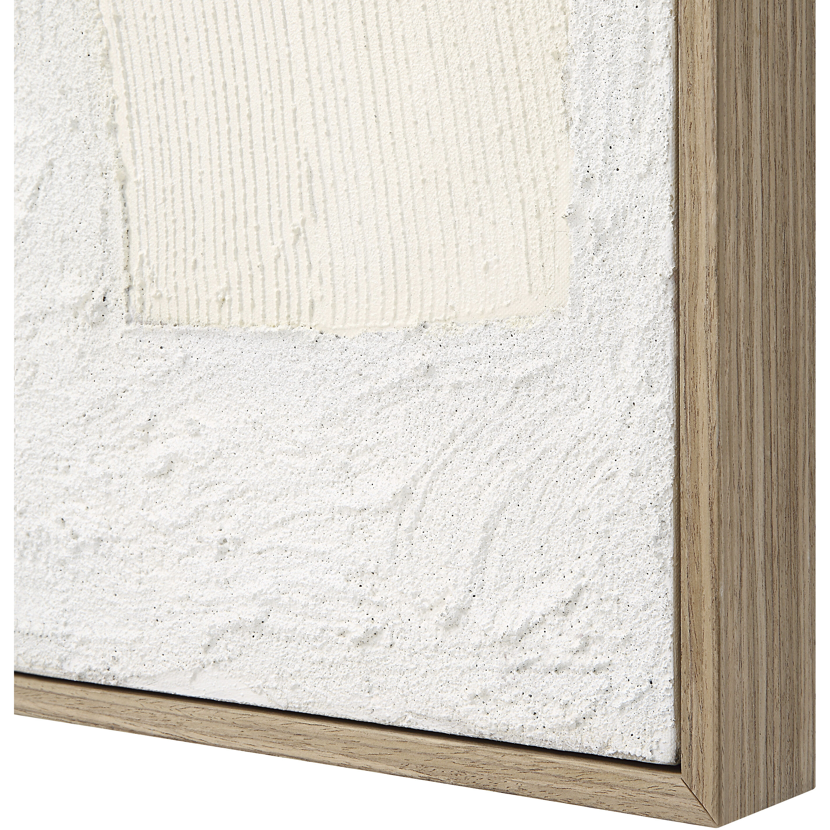 Canberra White/Beige Canvas Art