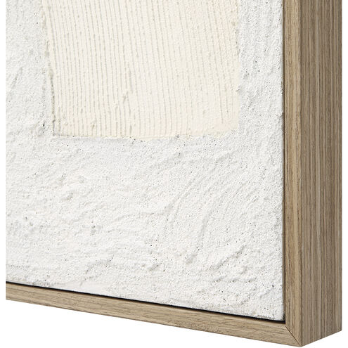 Canberra White/Beige Canvas Art