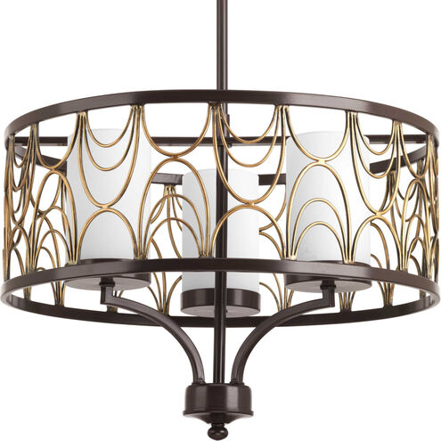 Cirrine 3 Light 18 inch Antique Bronze Chandelier Ceiling Light