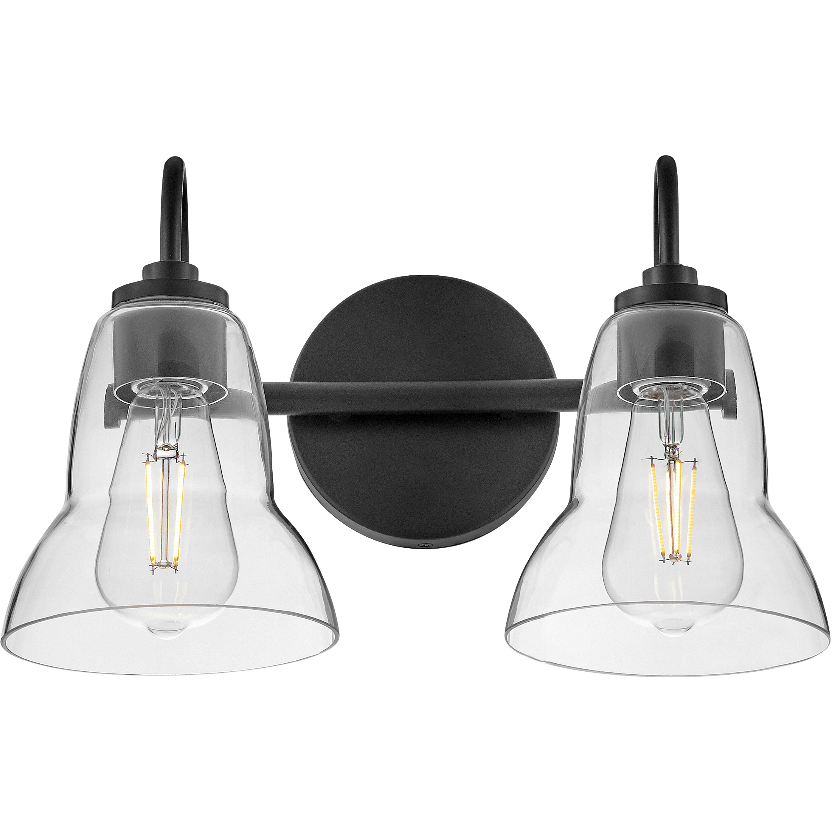 Vera LED 15 inch Black Bath Light Wall Light