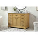 Americana 48 X 22 X 35 inch Natural Wood Vanity Sink Set