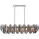 Chateau 6 Light 47.25 inch Polished Chrome Linear Chandelier Ceiling Light