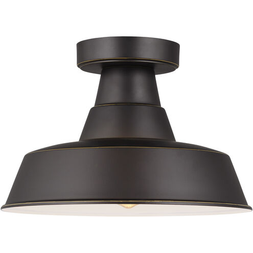 Sean Lavin Barn Light 1 Light 12 inch Antique Bronze Outdoor Flush Mount