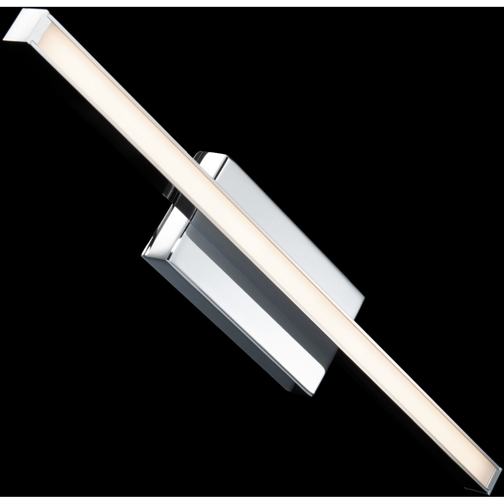 Parallax LED 24 inch Chrome Bath Vanity & Wall Light, dweLED